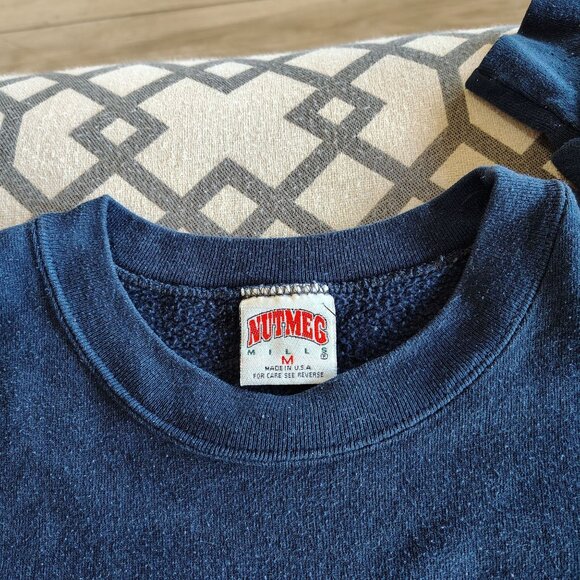 Vintage 1994 Nutmeg Dallas Cowboys Sweatshirt M NFLP Emmitt Smith Graphic Crewne - Picture 10 of 12